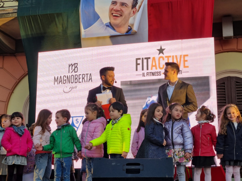 Tricerro festeggia l'argento mondiale di Amedeo Bagnis